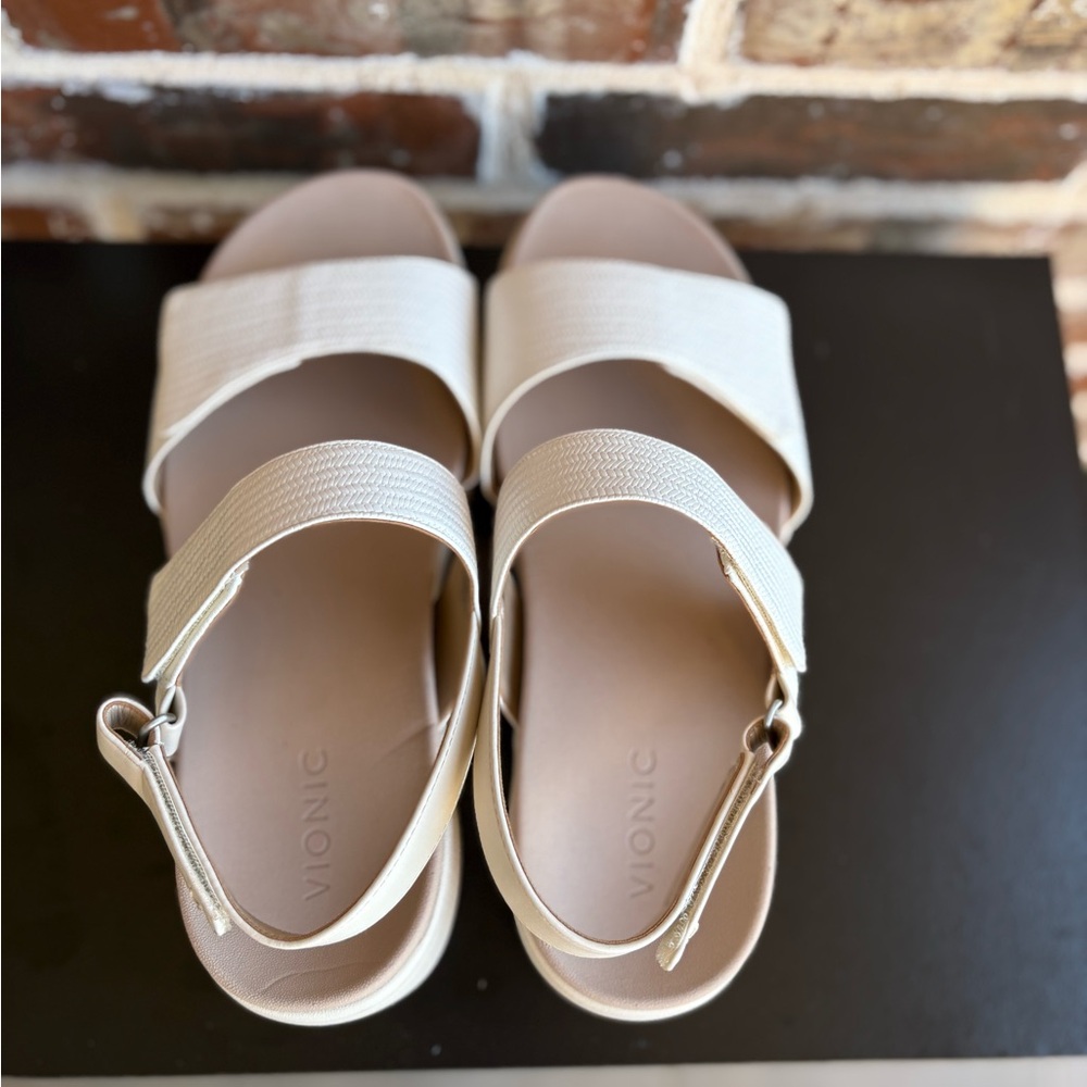 Vionic White Sandals - Picture 7 of 14